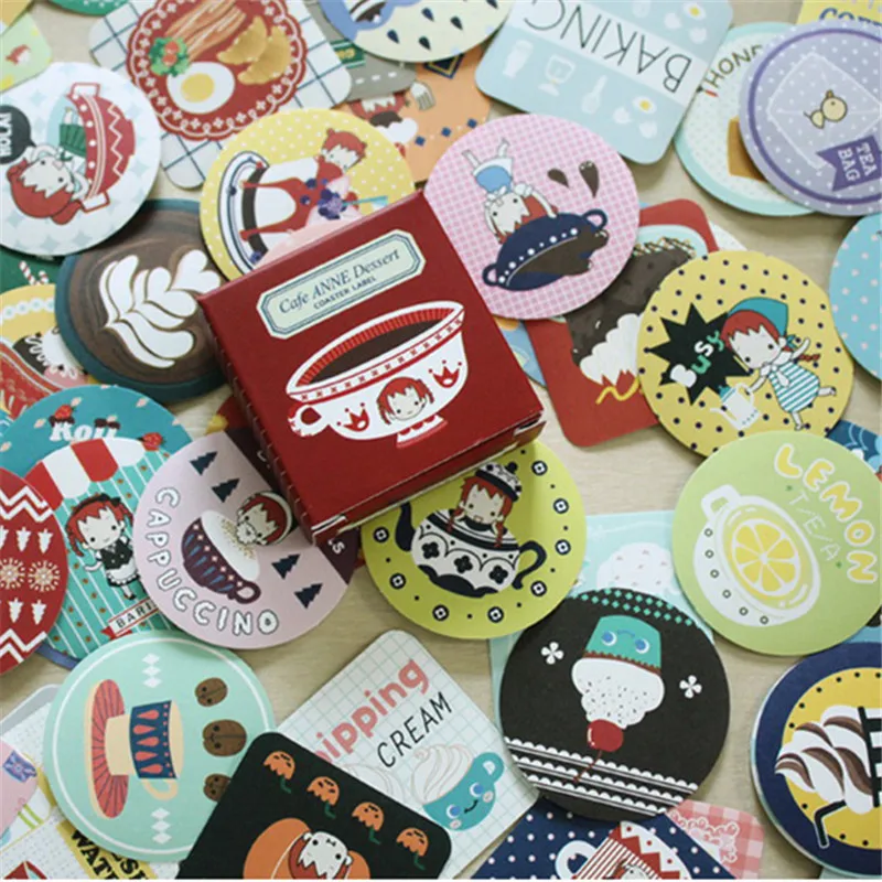 

70 pcs/box Kawaii Korean Girl Diary Stickers Cute Child Toy Stickers Planner Memo Scrapbooking Sticker Stationery Gift