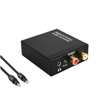 Цифро-аналоговый преобразователь 192 кгц цифровой ЦА-преобразователь коаксиальный SPDIF в аналоговый стерео L/R RCA 3,5 мм адаптер с аудиоразъемом