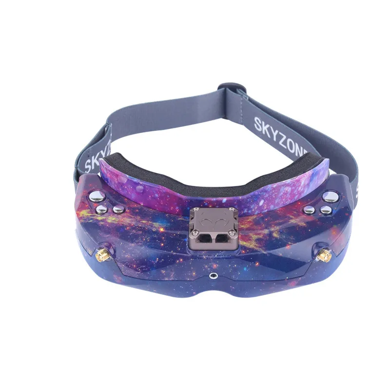 SKYZONE SKY02X 5,8 ГГц 48CH разнообразие FPV очки Поддержка 2D/3D HDMI отслеживание головы с вентилятором DVR фронтальная камера для RC гоночный Дрон