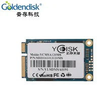 Goldendisk YCdisk Serial 128gb Mini PCIE MSATA SSD 120 gb, Твердотельный накопитель, SSD MSATA, Mini Box PC, промышленный ПК, материнская плата