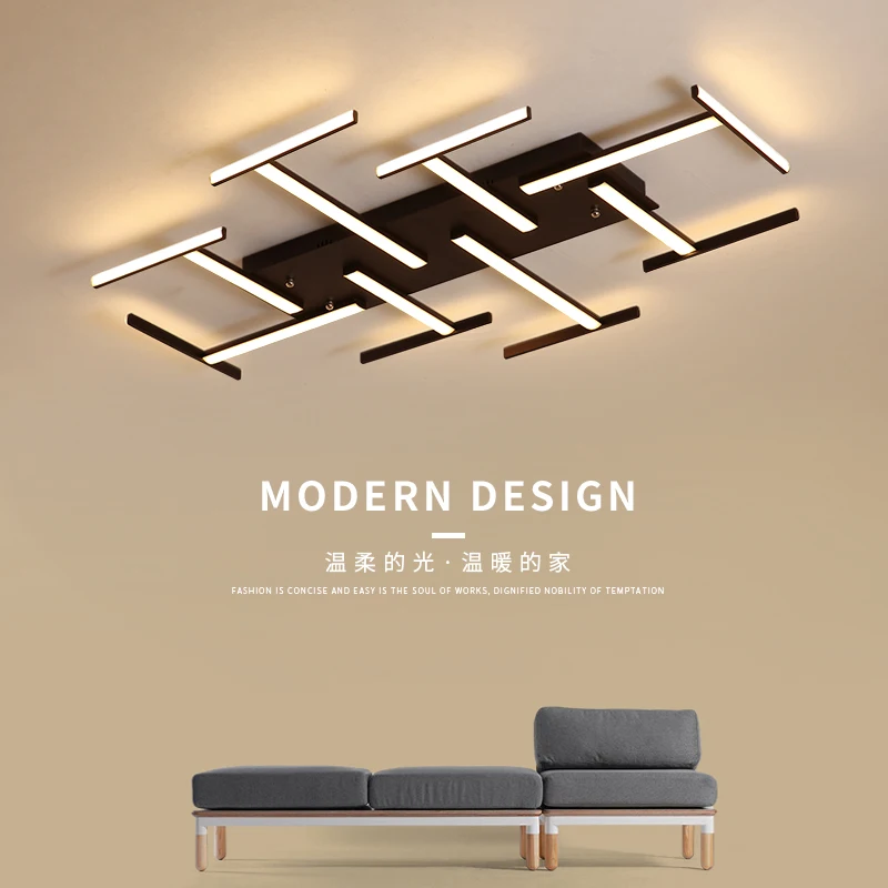

Coffee/White modern led chandelier with remote control acrylic lights For Living Room Bedroom Home Chandelier ceiling Fixtures F