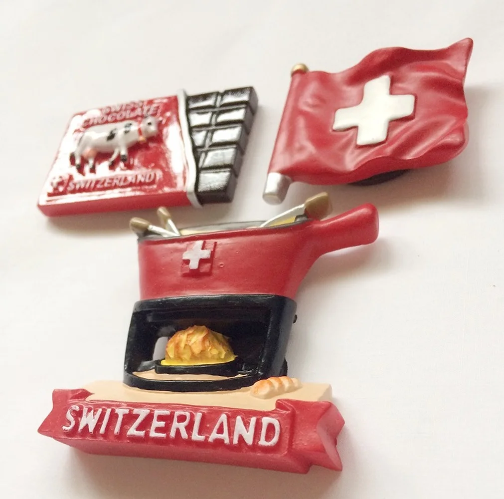 Магниты на холодильник Lu Lake Lucern Zurich магнитные наклейки с часами Cuckoo сувениры