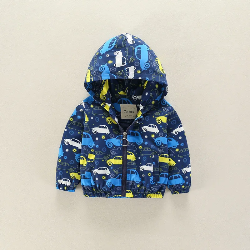 

Cute Dinosaur Spring Children Coat Autumn Kids Jacket Boys Outerwear Coats Active long sleeve thin Boy Clothes Clothing
