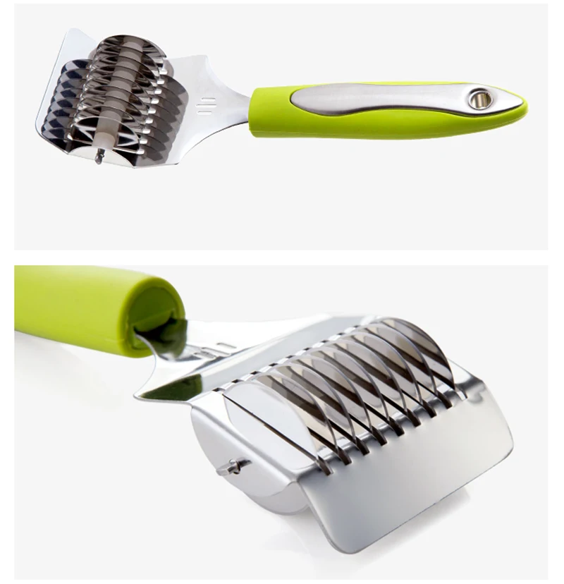 TUUTH Noodles Cut Knife Non-slip Handle Pressing Machine Kitchen Gadgets Spaetzle Makers Manual Section Shallot Cutter A7