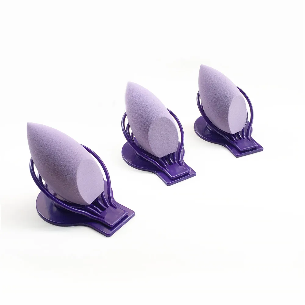 Beauty Makeup Sponge Luqine Фиолетовый супер мягкий 3D / Edgeless Drop образный фундамент