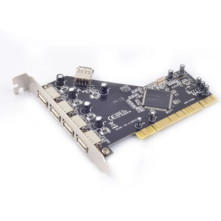

PCI to 4 Ports External + 1 Port Internal USB 2.0 Expansion Card Chipset for NEC