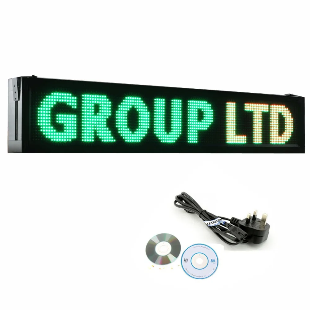 

P10mm Outdoor Waterproof RGB Full color LED Display High brightness Scrolling Message Board LAN information input