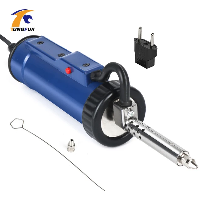 Electric Vacuum Solder Sucker Welding Desoldering Pump Soldering Iron