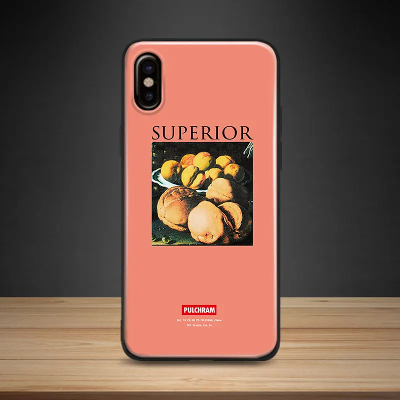 

Street fashion brand Trend Soft Silicone Phone Case Cover Shell For Apple iPhone 5 5s Se 6 6s 7 8 Plus X XR XS MAX