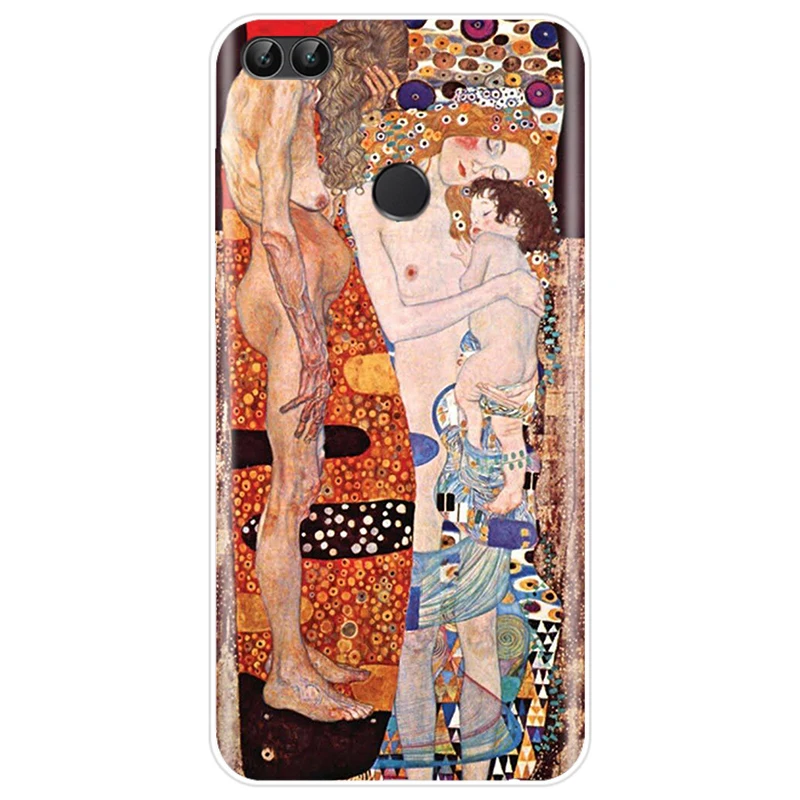 Мягкий силиконовый чехол-книжка Kiss by Gustav Klimt из ТПУ чехол для Huawei P9 P10 P20 PLUS P20 P30 PRO P8 P9 P10 P20 P30 lite P smart