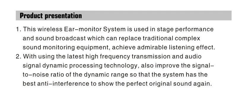 Betagear в ухо монитор системы s 4 Приемник IEM SR2050 беспроводной монитор системы UHF в ухо беспроводной монитор для сценического концерта live