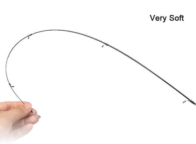 Дешевая Спиннер Ul мягкая Удочка 1,68 м 1,8 м 1-7 г вес приманки 1-5 фунтов Вес лески ультра светильник Удочка твердый наконечник