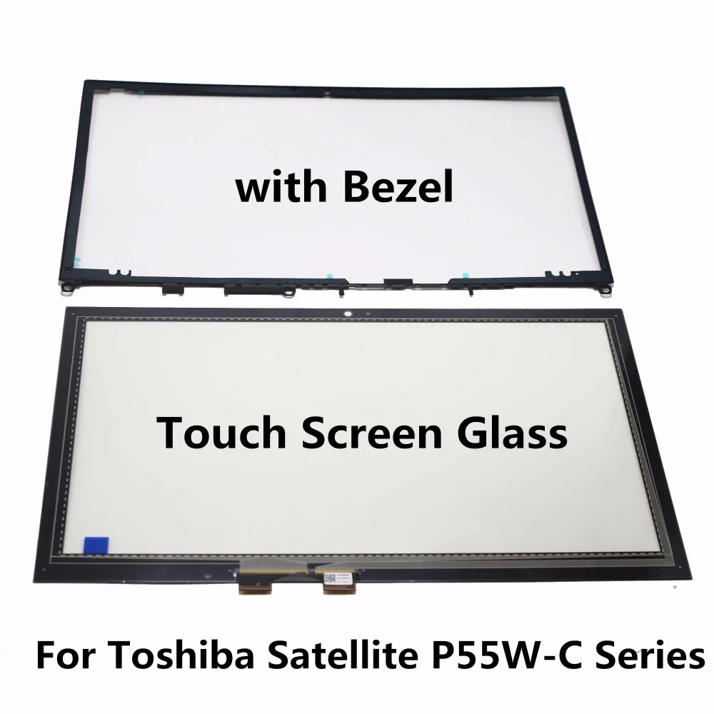 

For Toshiba Satellite P50W-C P55W-C L55W-C Series P50W-C-E10 P55W-C5316 P55W-C5317 P55W-C5200D Touch Screen Digitizer with Bezel
