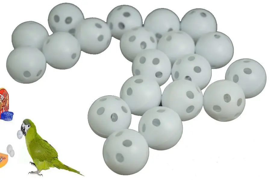 20pcs/lot Wholesale Pet Toy Bell Balls Colorful Bird Ball for Budgie