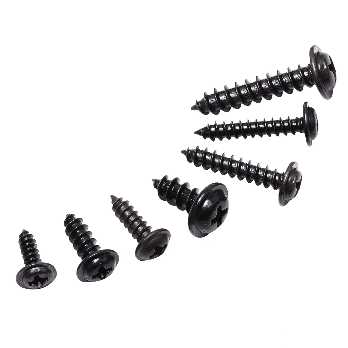 

Mayitr 210pcs Black Flange Pozi Pan Self Tapping Screws 4g 6g 8g 10g Hexagon Socket Cap Head Screws Assorted Kit