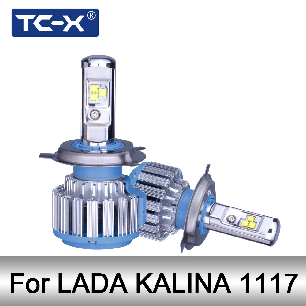

TC-X Car-styling Only kit For LADA KALINA Estate (1117) H4 Low High Beam LED Headlights Lamp Car Led Auto bulbs White LED 12V
