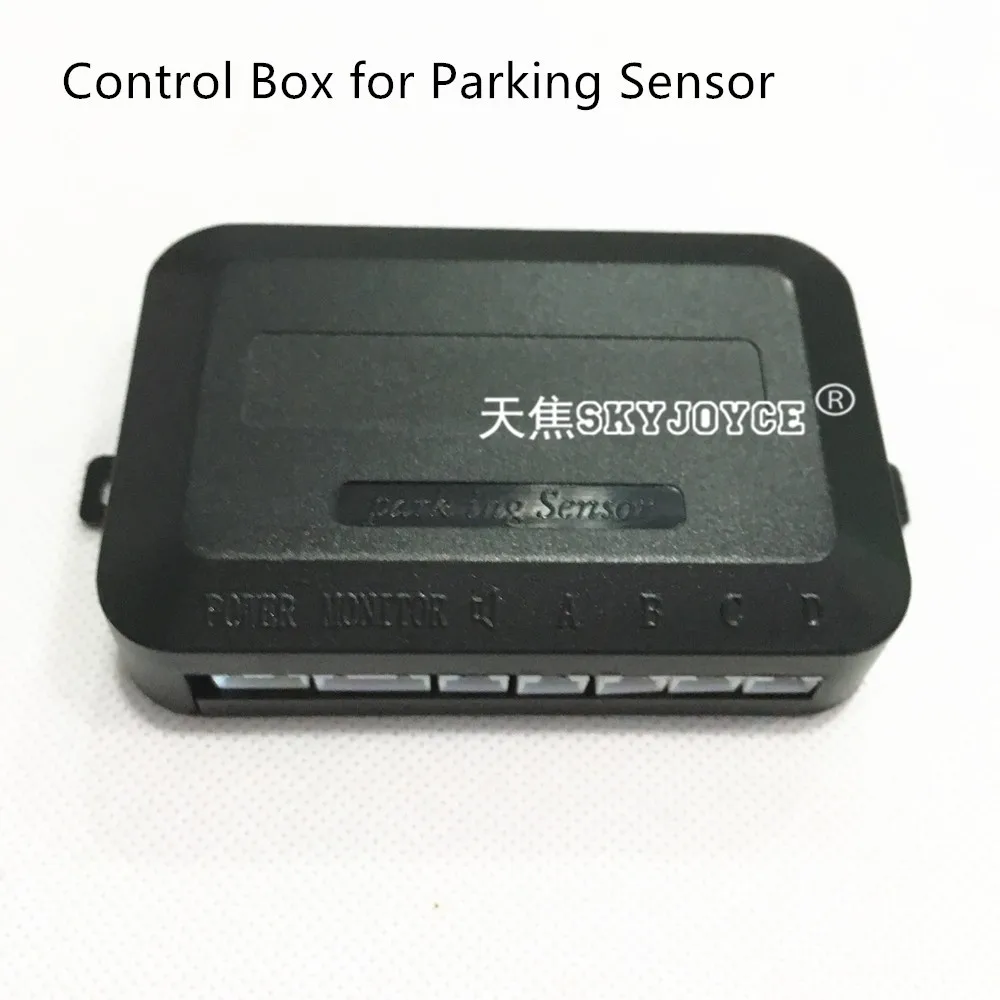 Black camera CCD HD rear view camera set with 2 radar parking sensor EU European license plate camera rear parking camera LED (2)
