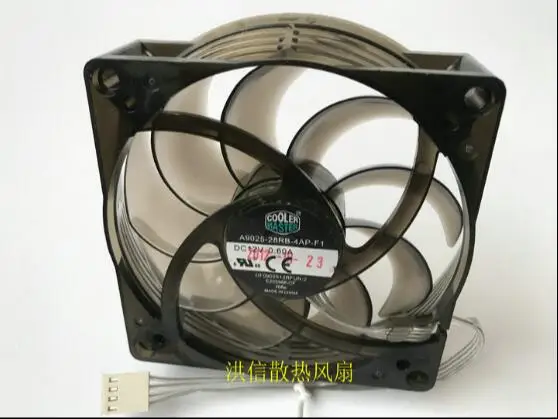 Оригинальный крутой Высший A9025 28RB 4AP F1 DC12V 0.60A 4 проводной 9 см вентилятор