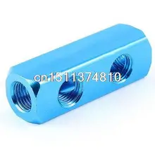 Детали для пневматического 1/" PT нарезной Порты и разъёмы 2 Way воздушный шланг Inline коллектор блок Splitter