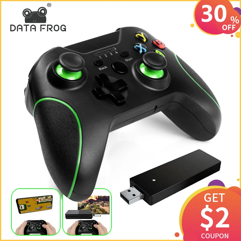 

DATA FROG 2.4G Wireless Controller Joystick For Xbox One Console For PS3 For Android Phone For Windows PC Gamepads Game Joystick