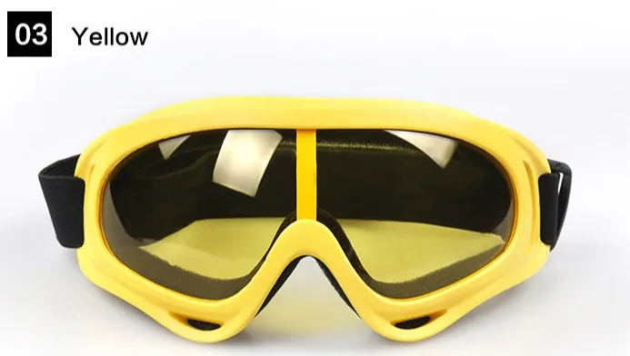 Светлячок очки для мотокросса HD анти-Песчаник мотоцикл езда ветрозащитный Мотокросс очки Спорт на открытом воздухе очки 5 цветов - Цвет: Цвет: желтый