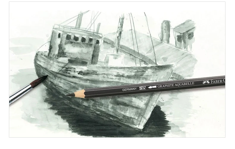 Faber Castel водорастворимый карандаш графитовый Aquarelle акварельные карандаши эскизы