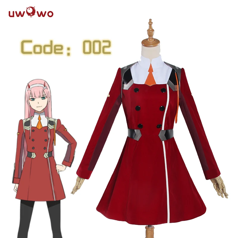 

UWOWO Zero Two Cospplay DARLING in the FRANXX Cosplay Costume Anime DARLING in the FRANXX CODE:002 Costume Zero Two