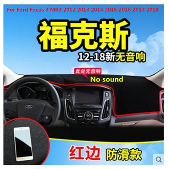 

For Ford Focus 3 MK3 2012 2013 2014 2015 2016 2017 2018 Dashboard Cover Dash Mat Dash mat Dash Board Cover Pad Sun Shade Carpet
