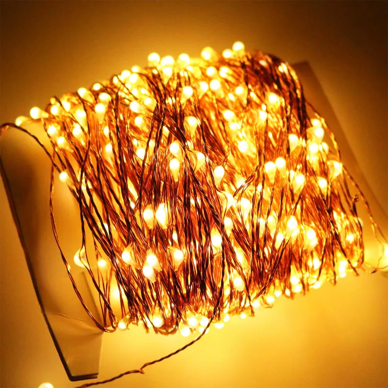 100M 1000 LED Lights Decoration Copper Wire String Light Outdoor Waterproof Fairy Lights garland For Garden Wedding Christmas 100M 1000 LED Lights Decoration Copper Wire String Light Outdoor Waterproof Fairy Lights garland For Garden Wedding Christmas