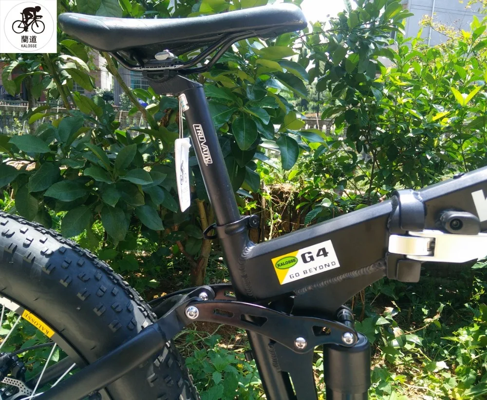 Top Kalosse Folding  DIY colors  Snow bike  26*4.0  tires Soft-tail mountain  bike   24/27/30 speed     tyre dirt bike 6