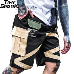 Лето 2019 Harajuku брюки карго шорты для женщин карманов для мужчин хип хоп Короткие штаны для уличного бега камуфляж Tatical Военная Униформа