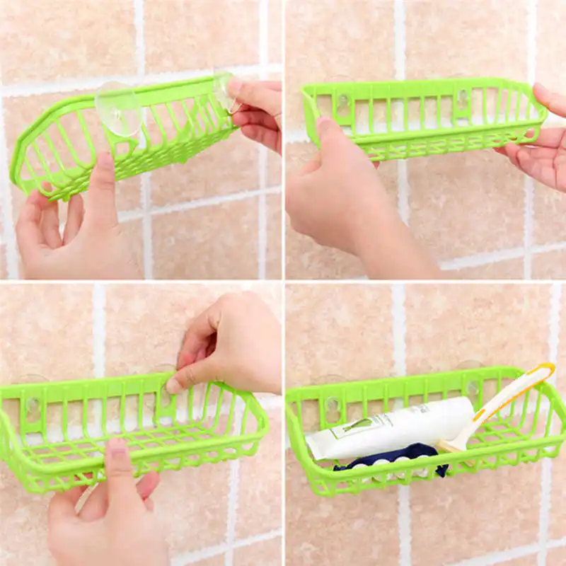 

Removable Kitchen Storage Rack Towel Soap Dish Holder Convenient Kitchen Bathroom Sink Wooden Dish Storage shelf Holder Rack Rob