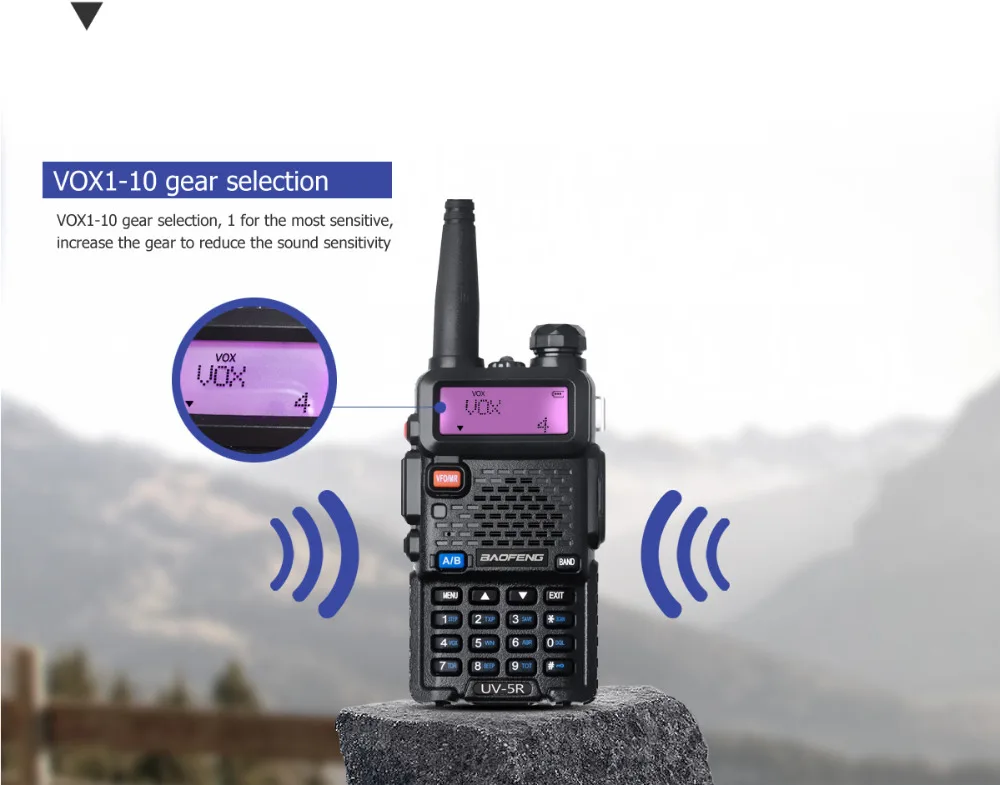 Baofeng UV-5R портативная рация Мини UV 5R CB радиостанция Двухдиапазонная UHF VHF Портативная радиостанция двухстороннее радио Comunicador UV5R BF-UV5R