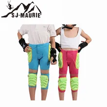 Детские дышащие противоскользящие налокотники наколенники для горного велосипеда набор защиты для велоспорта танцевальный наколенник поддержка MTB наколенник протектор