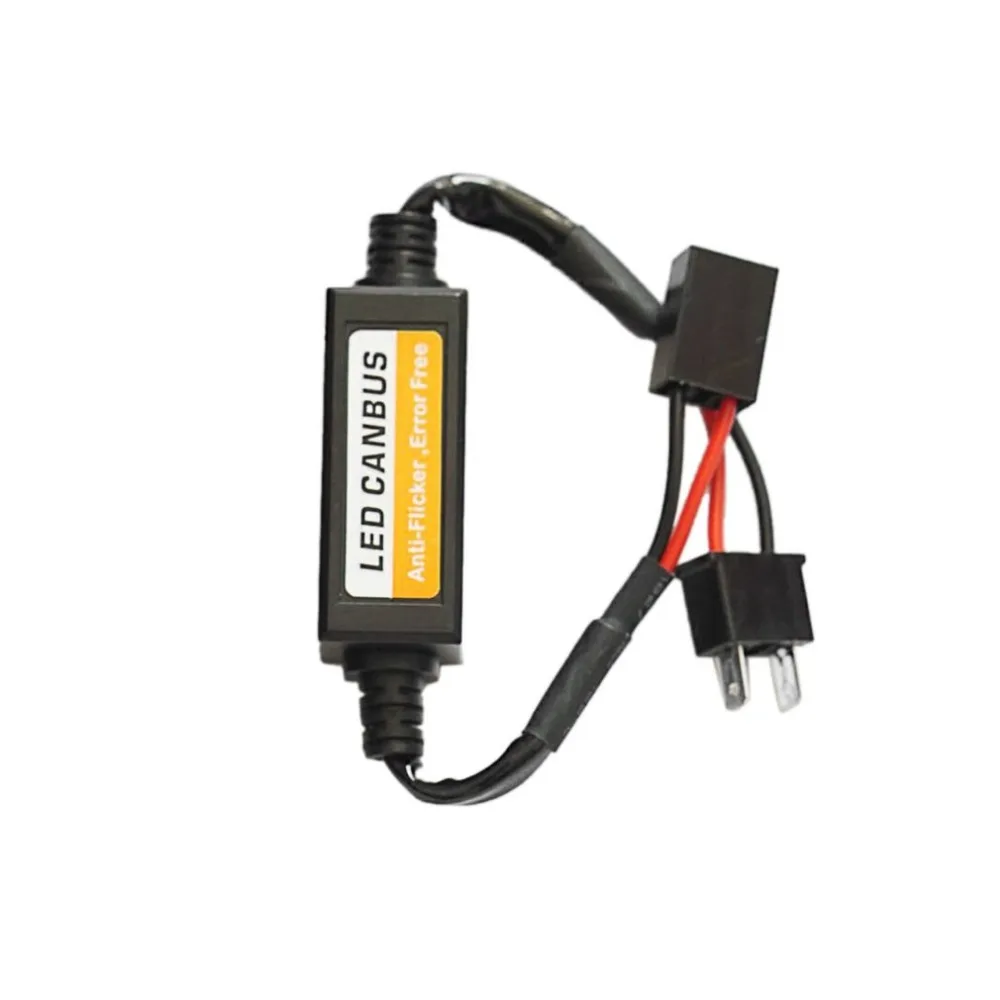 

1Pc 9-36V H7 LED Decoder Anti Flicker Car Headlight Adapter Error Free LED Canbus Headlight Decoder Canceller Car Supplies