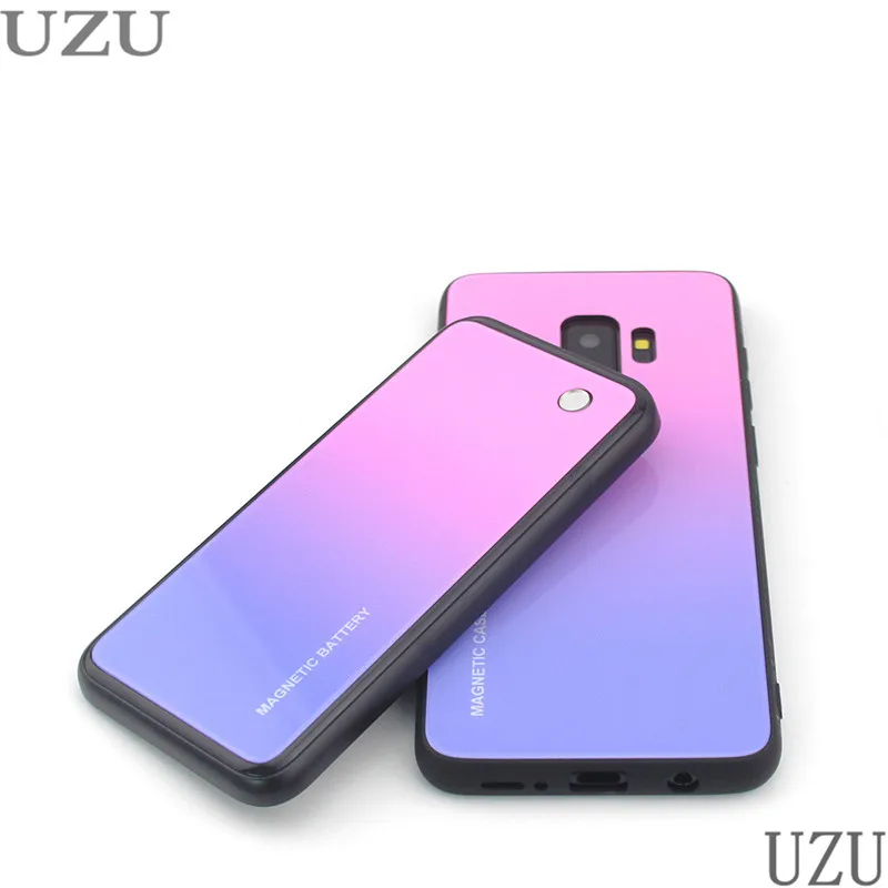 5000 мАч Высокая емкость зарядное устройство чехол для samsung S9 plus Magenetic беспроводной аккумулятор Зарядка банк питания для samsung Galaxy S9 plus