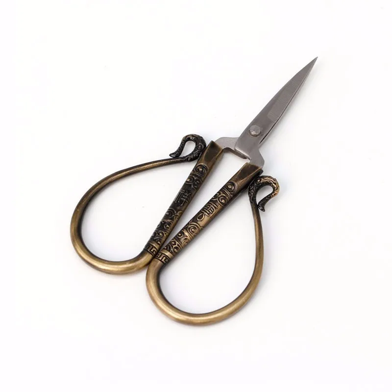 1 шт. ножницы для обрезки цветов Нержавеющая сталь Европейский Винтаж швейные ножницы инструменты для ручной работы
