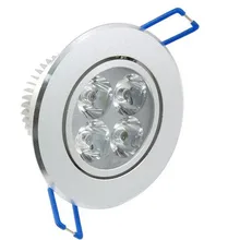 12 Вт затемнения светодио дный вниз лампа 4*3 Вт(70 мм потолок отверстие) светодио дный светильники лампы с CE