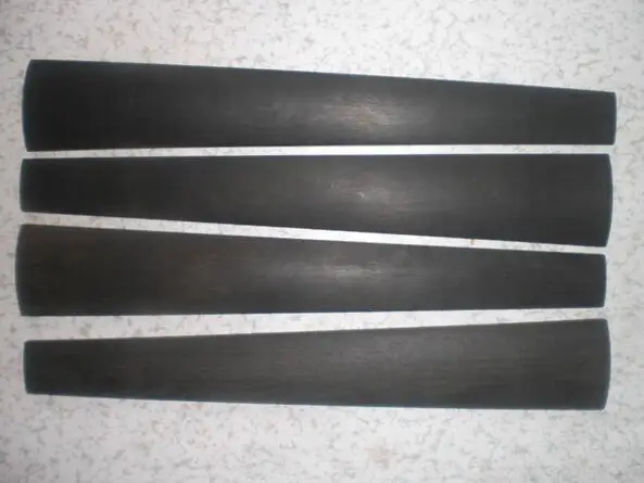 

6 PCs Ebony Violin Fingerboard 4/4 Quality Violin parts
