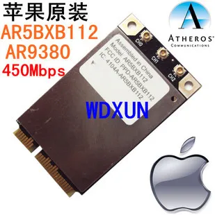 Atheros AR5BXB112 AR9380 карта Двухдиапазонная 802.11N PCI-E 450M ссылка для Mac Pro wifi карта PPD-AR5BXB112