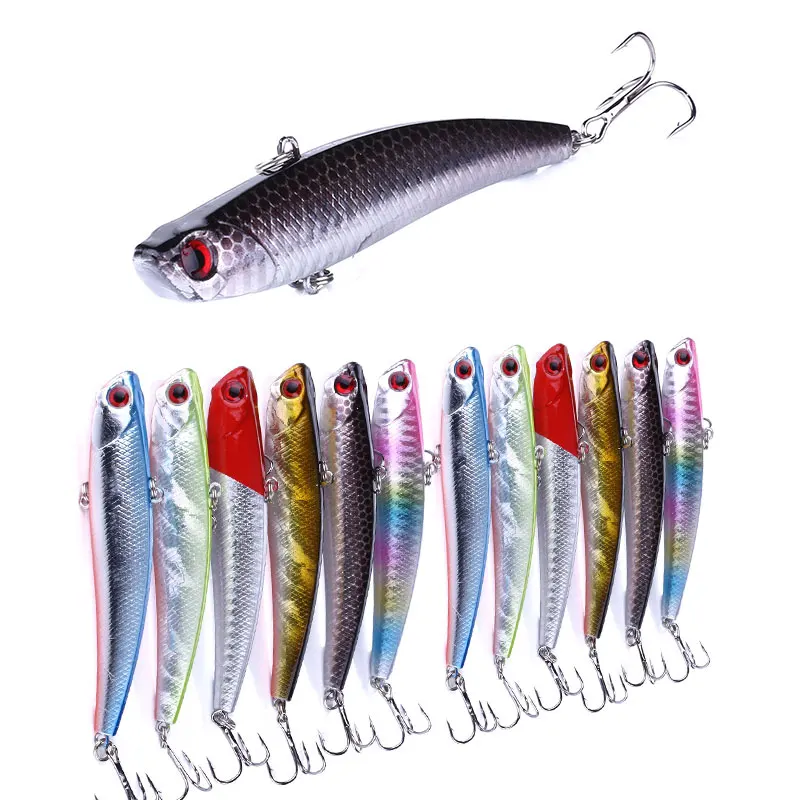 

1PCS 26g 9.5cm 6# Hook VIB Lure Vibration Fishing Bait Fake Lure Pesca Wobblers Pike Carp crankbaits Fly Fishing