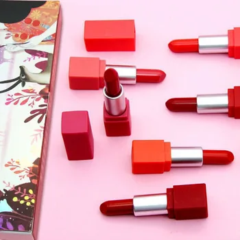 

6pcs Silky Matte Lipstick Set Moisturizing Anti-Water Non-Stick Cup Lipstick Kit