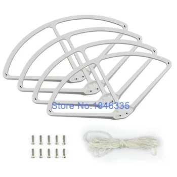 

For DJI Phantom 3 Standard, Advanced, Pro, Tool Free Quick Release Propeller Protector, 4pcs Snap On Off Landing Prop Guards