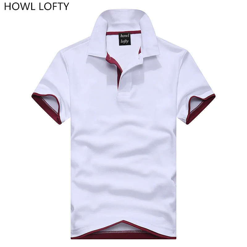 XS 3XL Summer Solid Polo Shirts Men Short Sleeve Cool Mens Polo Shirt Brands Business Style Men