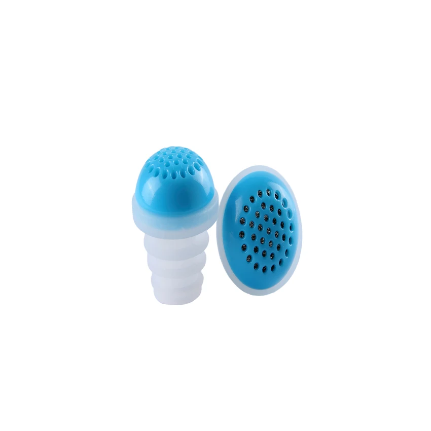 Избавление от храпа Нос средство от храпа дыхательный аппарат гвардии аппарат для сна мини-храп устройство Силиконовый - Цвет: Синий
