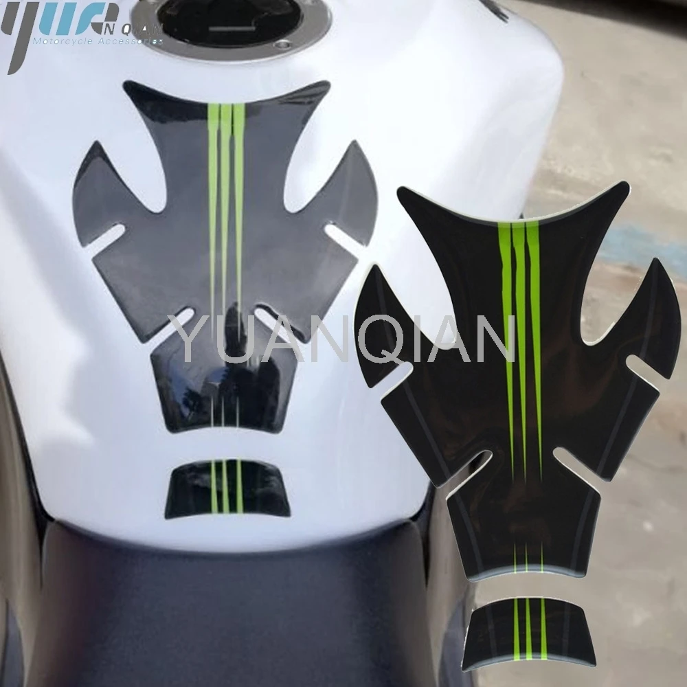 NINJA 3D Motorcycle Decal Gas Fuel Tank Pad Protector Skull Racing Sticker For Kawasaki Ninja 300 Ninja NINJA 650R/ER6F 09-2016