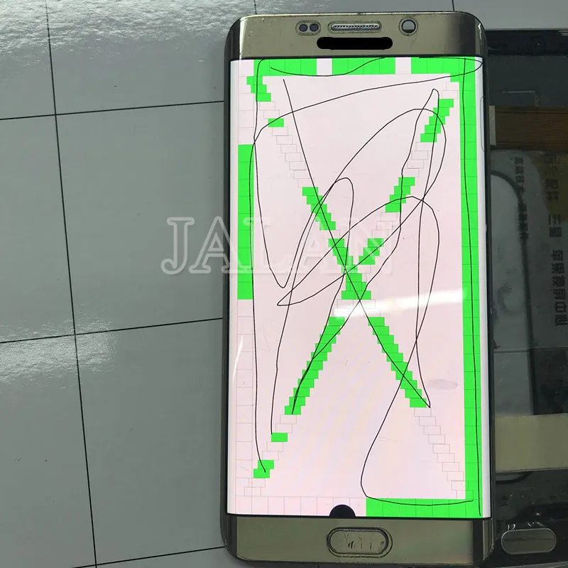 Поврежденный ЖК-дисплей для телефона Galaxy S6 Edge Plus G928 Замена сенсорного экрана