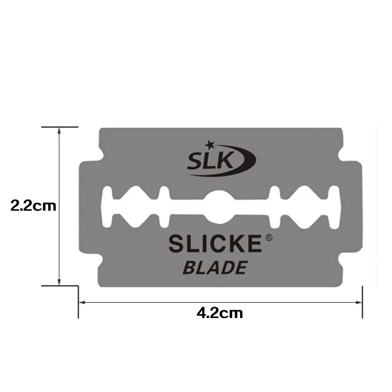 100 шт бритвенные лезвия для мужчин, безопасная бритва для бритья, двойные лезвия из нержавеющей стали 10*10