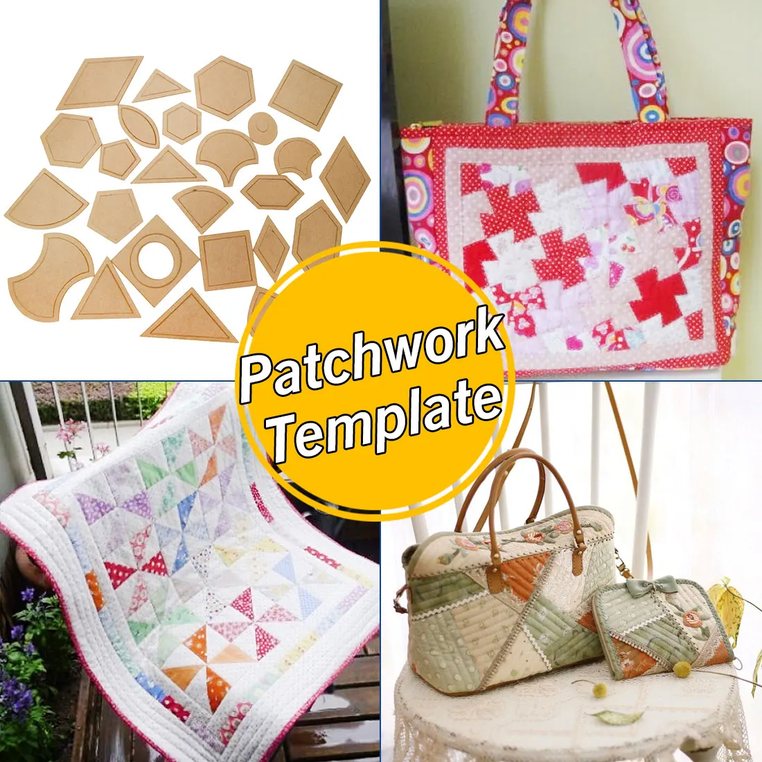 New 54pcs DIY quilt templates acrylic Patchwork Template DIY Handmade