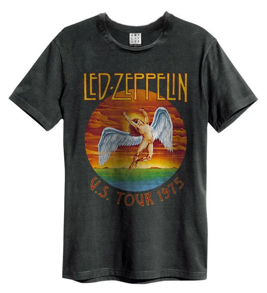 Футболка Led Zeppelin 'US Tour 1975 '-усиленная одежда-Новинка и официальный